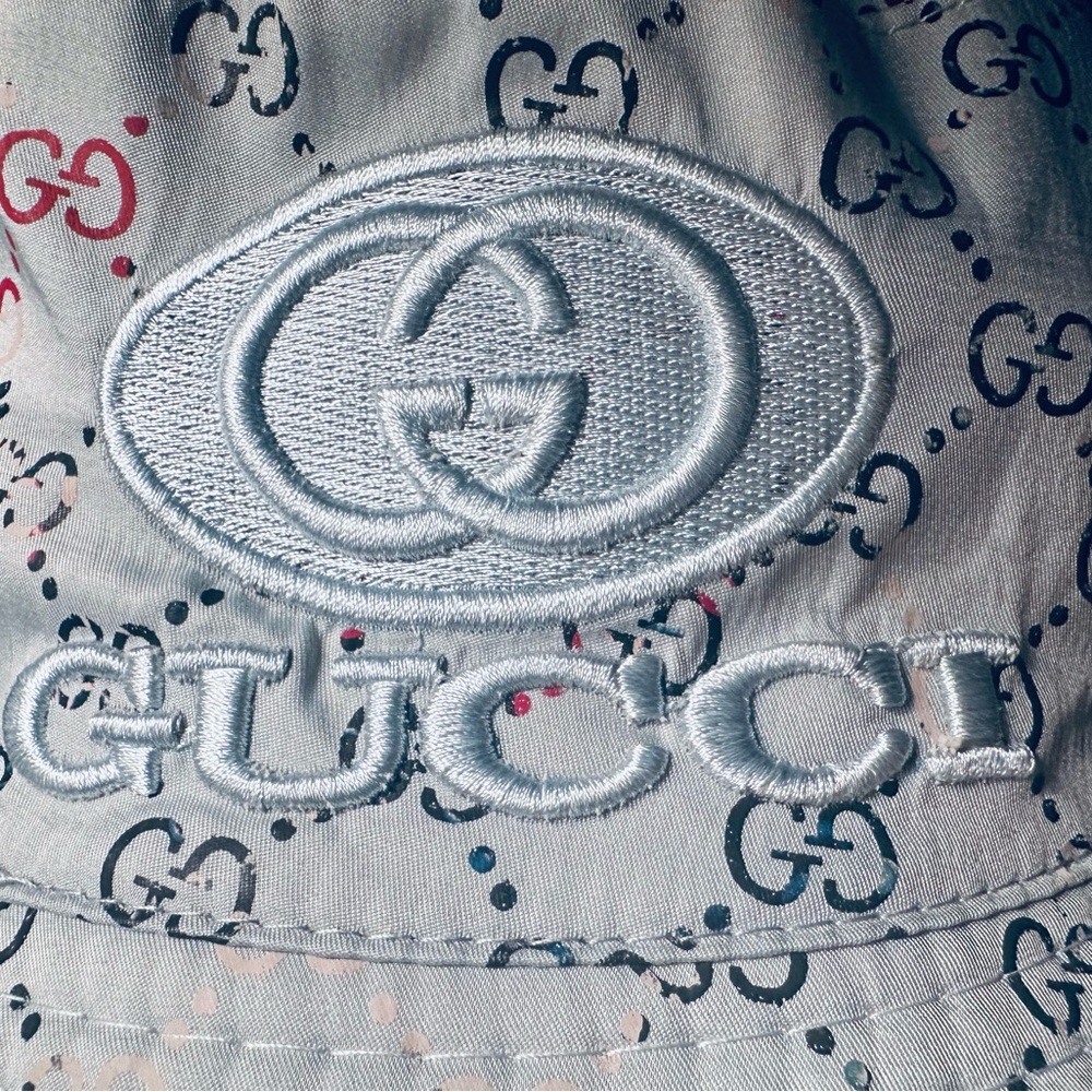 You Gotta Regatta Light Blue Gucci Summer Unisex Bucket Hat Monogram - Picture 10 of 16